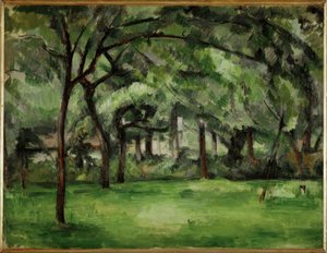 Granja normanda, verano (Hattenville) de Paul Cézanne